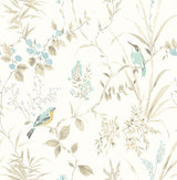 York Imperial Garden Beige Botanical Wallpaper