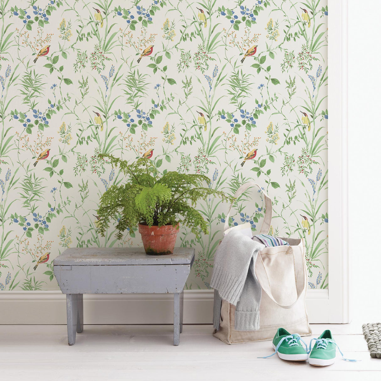 York Imperial Garden Multicolor Botanical Wallpaper