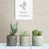 York Mendocino Neutral Linen Wallpaper