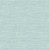 York Agave Teal Faux Grasscloth Wallpaper
