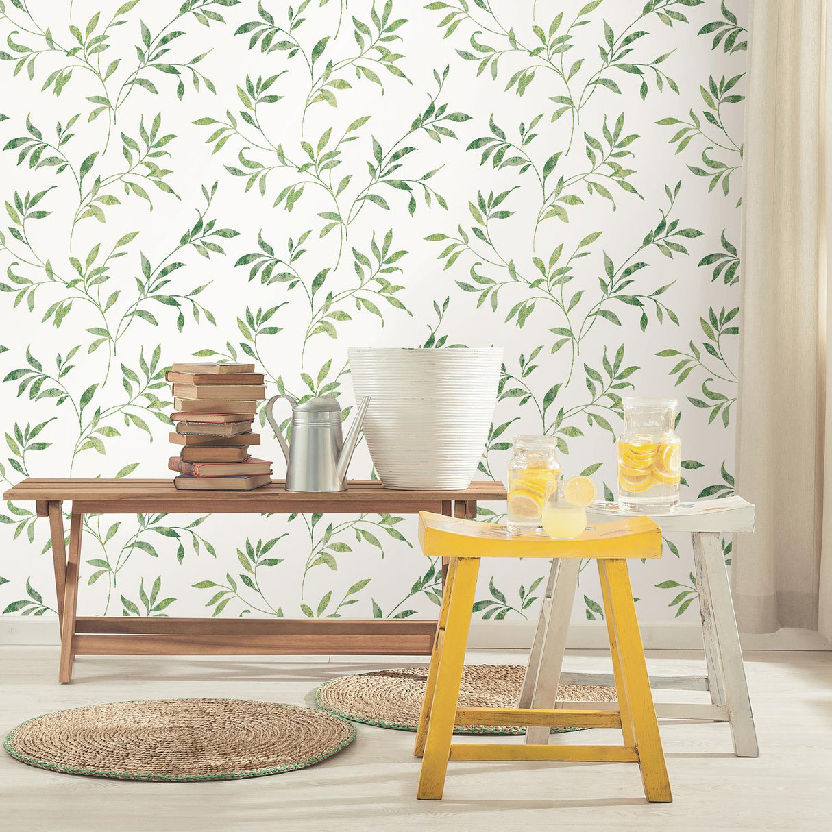 York Sanibel Green Trail Wallpaper