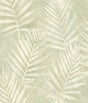 York Amador Silver Palm Wallpaper