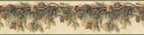 York Pinecone Forest Multicolor Pine Border