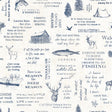 York North Hills Navy Camping Quotes Wallpaper