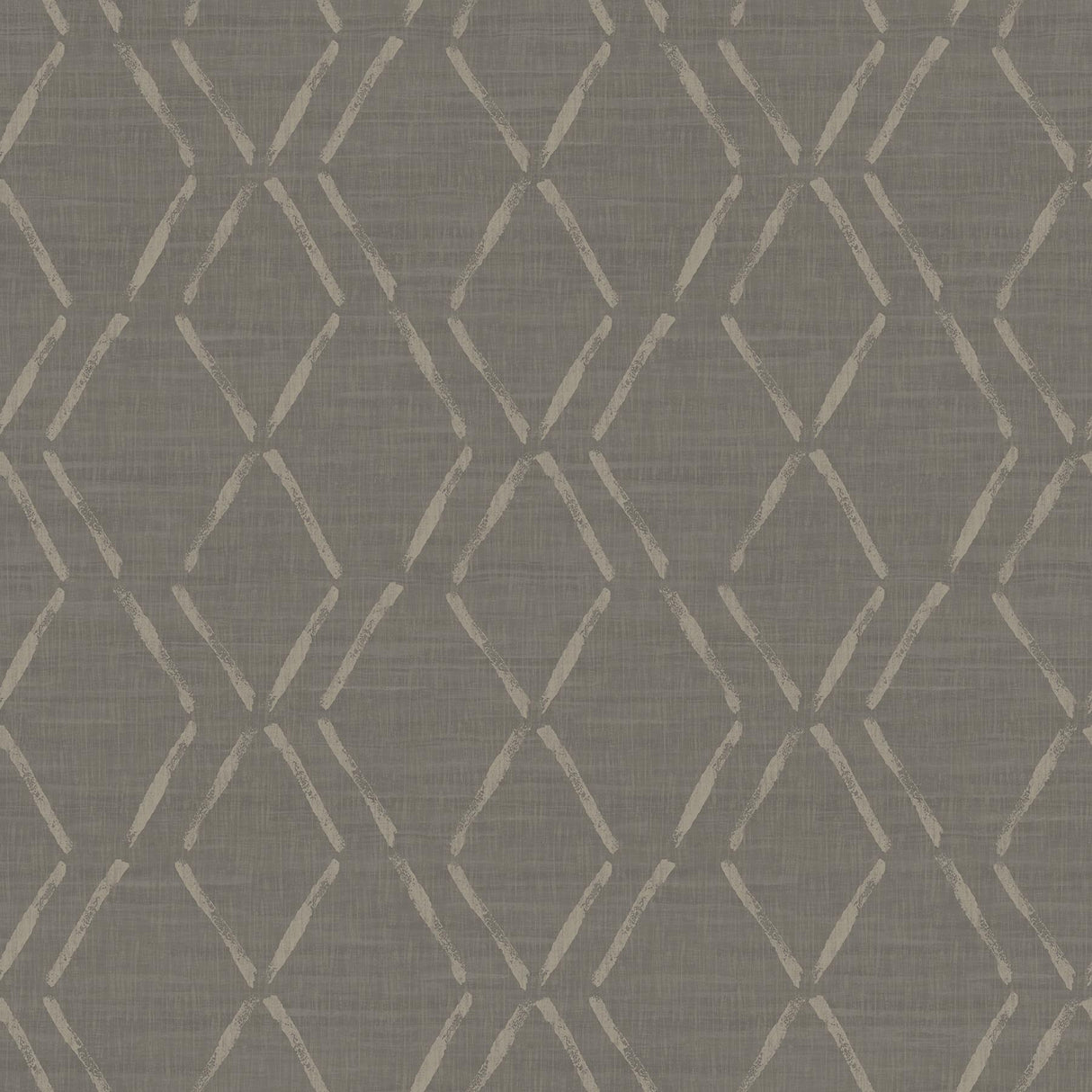 York Tapa Brown Trellis Wallpaper