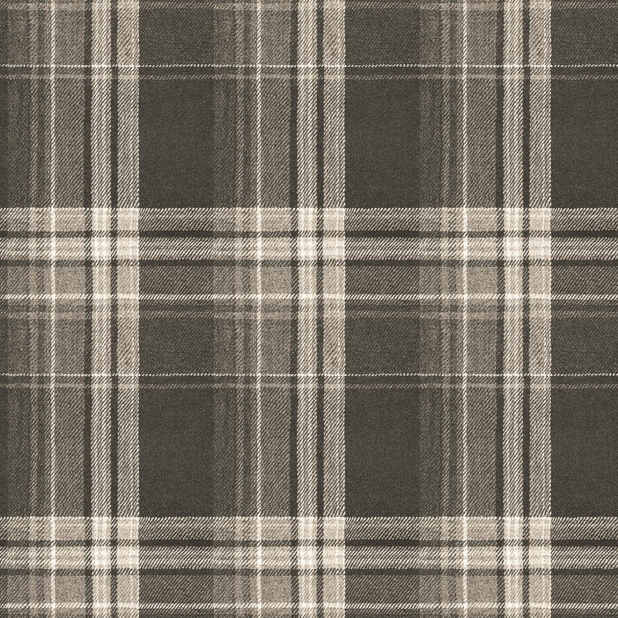 York Saranac Dark Brown Flannel Wallpaper