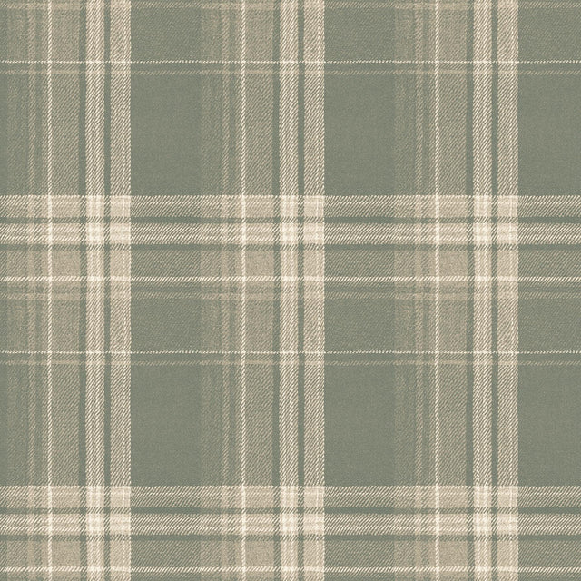 York Saranac Sage Flannel Wallpaper