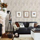 York Chebacco Light Grey Wooden Planks Wallpaper