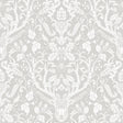 York Kiwassa Taupe Antler Damask Wallpaper