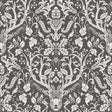 York Kiwassa Brown Antler Damask Wallpaper