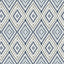 York Ganado Navy Geometric Ikat Wallpaper
