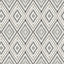 York Ganado Dark Brown Geometric Ikat Wallpaper