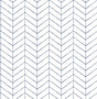 York Bison Navy Herringbone Wallpaper