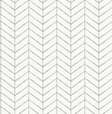 York Bison Taupe Herringbone Wallpaper