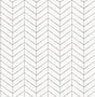 York Bison Taupe Herringbone Wallpaper