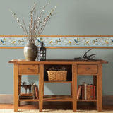 York Songbird Multicolor Floral Trail Border