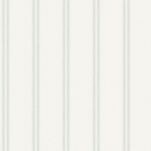 York Johnny Teal Stripes Wallpaper
