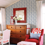 York Dolly Navy Floral Wallpaper