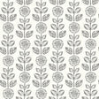 York Dolly Black Floral Wallpaper