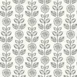 York Dolly Black Floral Wallpaper