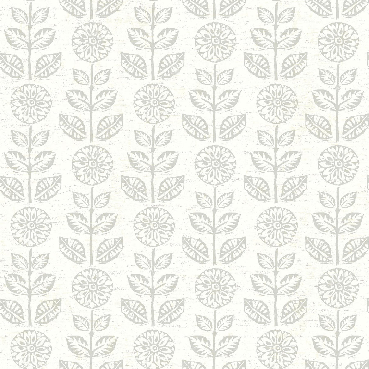 York Dolly Light Grey Floral Wallpaper