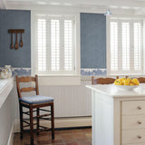 York Waylon Denim Faux Fabric Wallpaper
