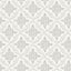 York Wynonna Light Grey Geometric Floral Wallpaper
