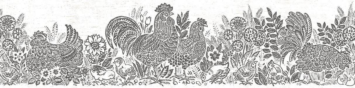 York Parton Black Chicken Border