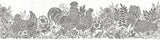 York Parton Black Chicken Border