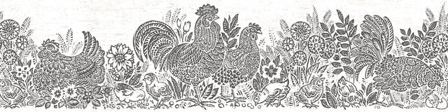 York Parton Black Chicken Border