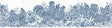 York Parton Blue Chicken Border