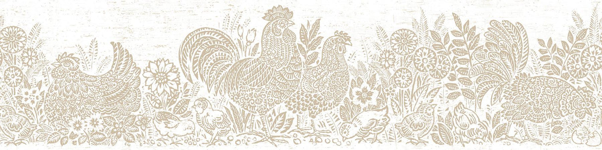 York Parton Beige Chicken Border
