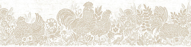 York Parton Beige Chicken Border