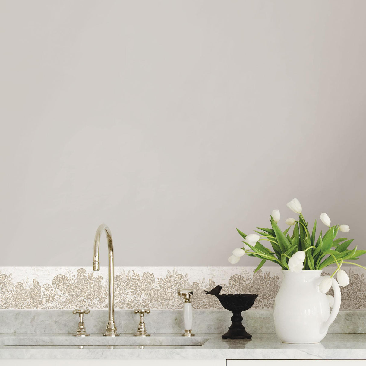 York Parton Beige Chicken Border