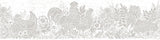 York Parton Light Grey Chicken Border