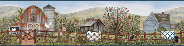York Clarksville Blue Farm Border