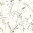 York Meadowlark Yellow Botanical Wallpaper