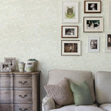York Braham Teal Floral Trail Wallpaper