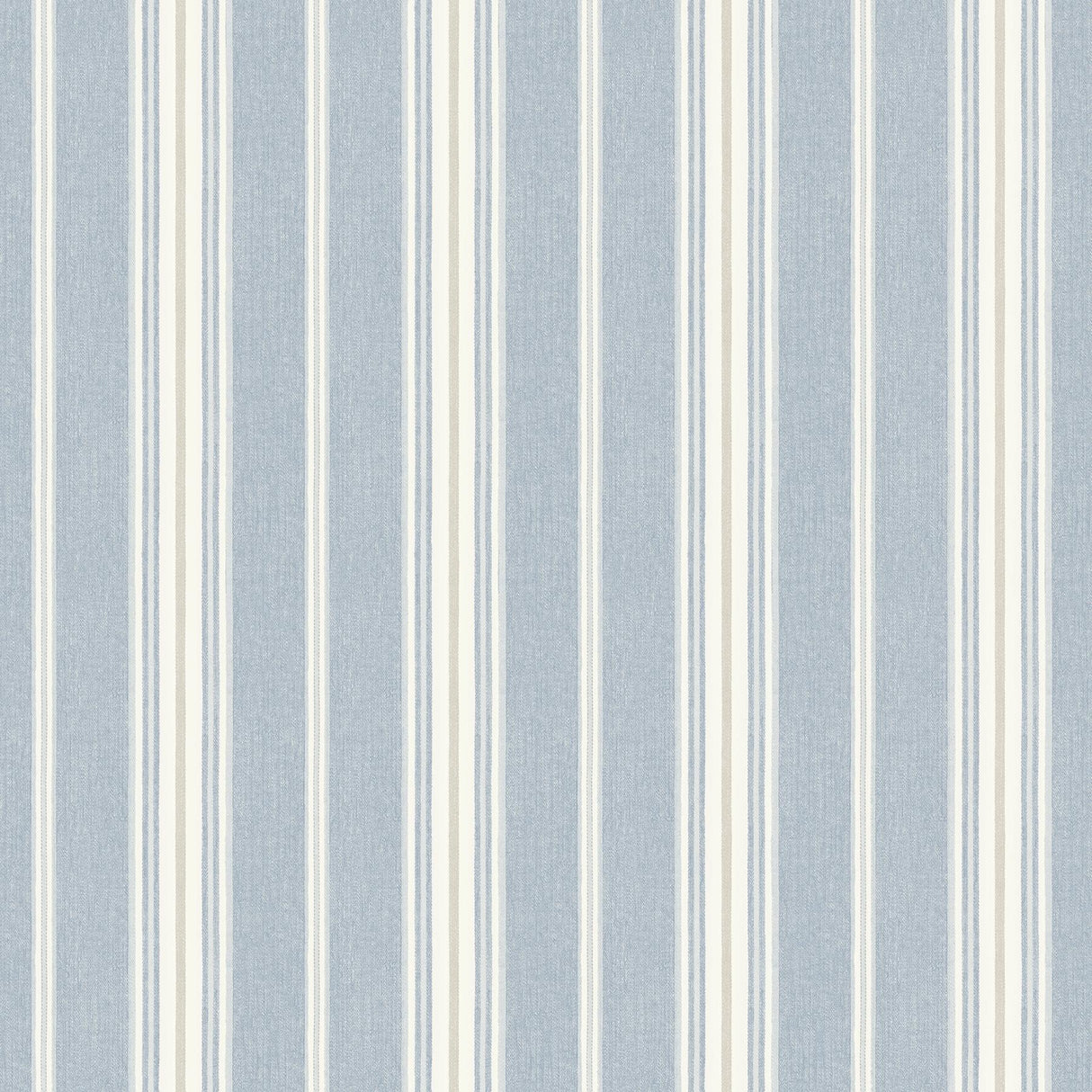 York Cooper Denim Stripe Wallpaper