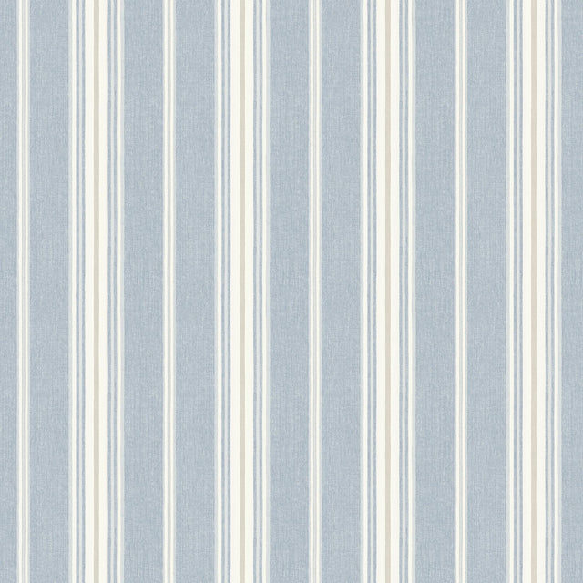 York Cooper Denim Stripe Wallpaper
