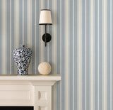 York Cooper Denim Stripe Wallpaper