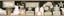 York Country Bath Black Rustic Border