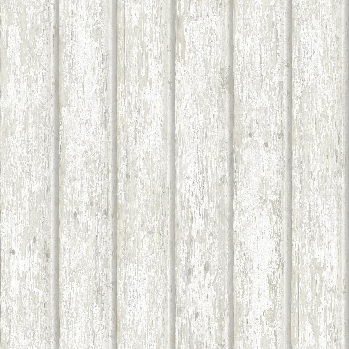 York Jack White Weathered Clapboards Wallpaper