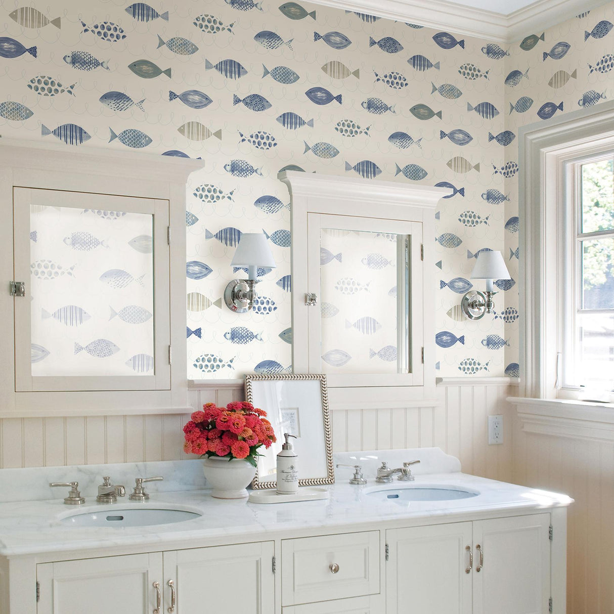 York Key West Blue Sea Fish Wallpaper