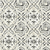 York Sonoma Black Beach Tile Wallpaper