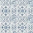 York Sonoma Blue Beach Tile Wallpaper