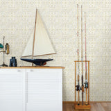 York Sonoma Yellow Beach Tile Wallpaper