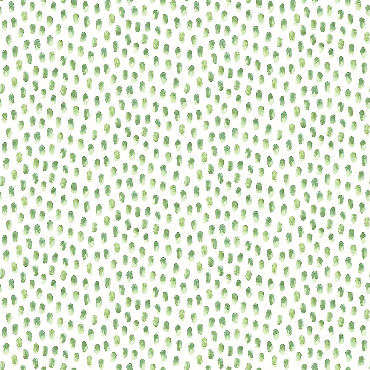York Sand Drips Green Painted Dots Wallpaper