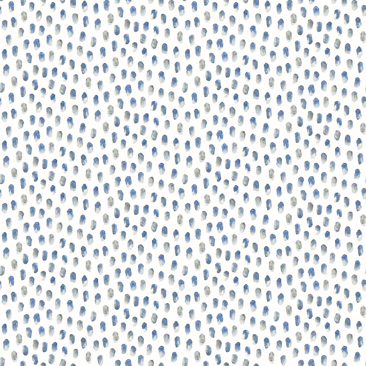 York Sand Drips Blue Painted Dots Wallpaper
