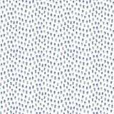 York Sand Drips Blue Painted Dots Wallpaper